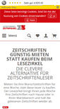 Mobile Screenshot of lesezirkel-zeitspiegel.de